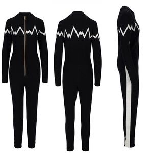 Snowroller Wool Suit One Piece Snow Ski Small Zip